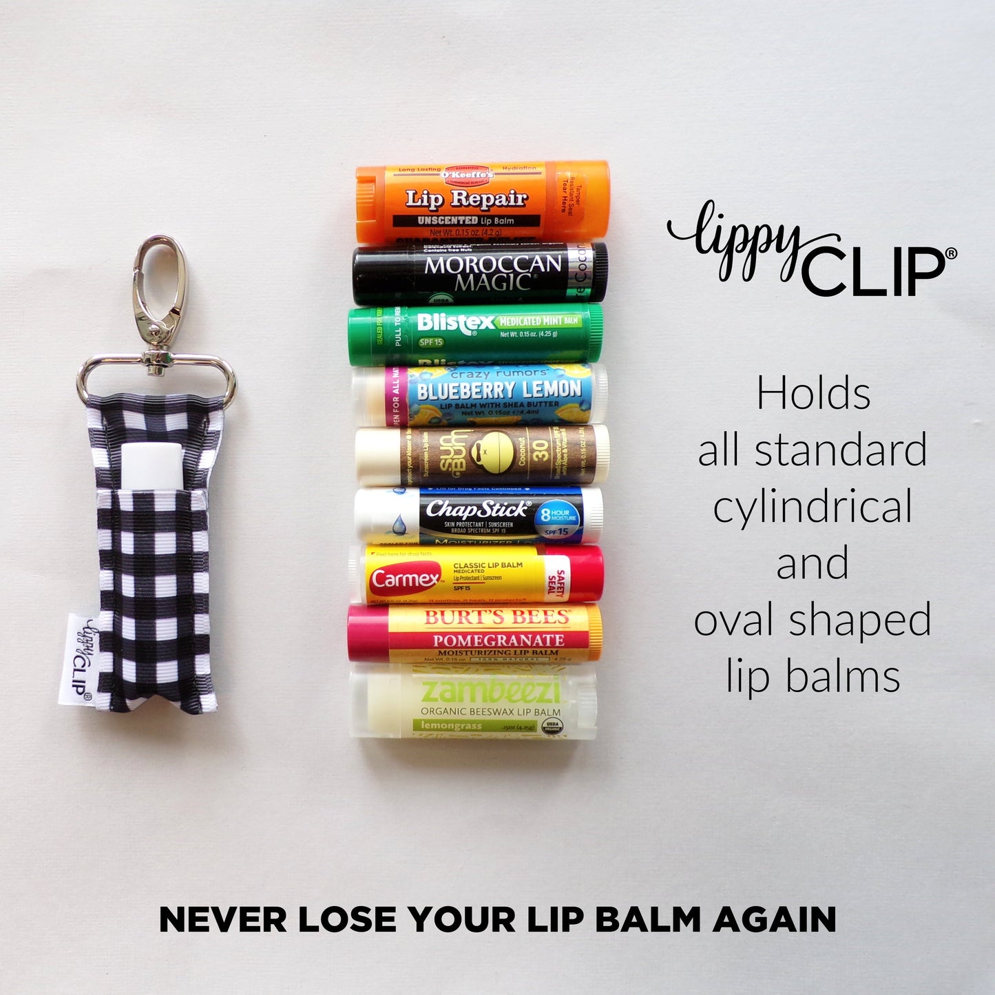 Wildflowers LippyClip® Lip Balm Holder